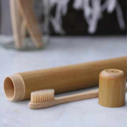 Bamboo Tandenborstel Koker