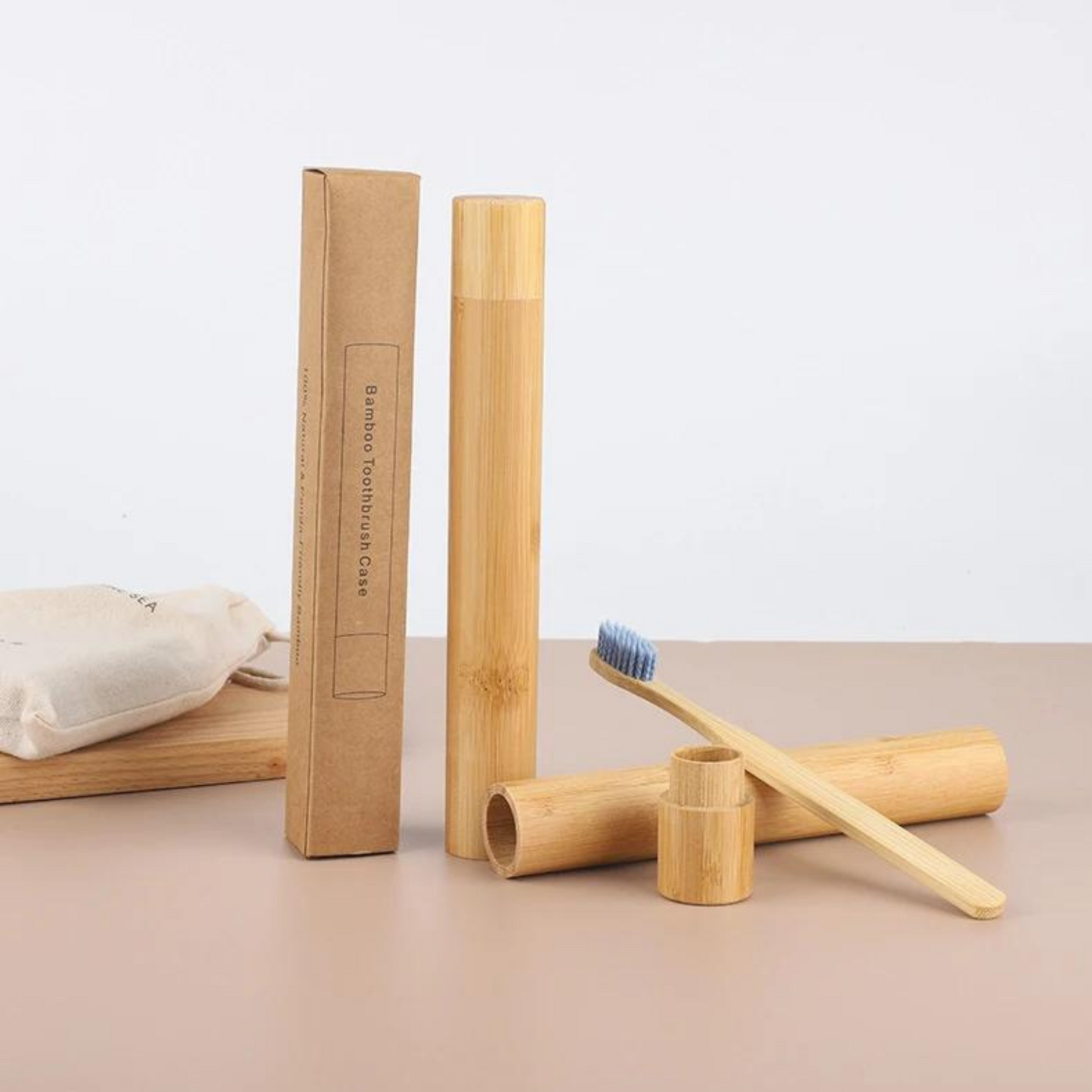 Bamboo Tandenborstel Koker