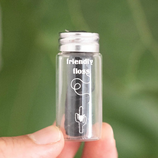 Fluffy Floss - Bamboe Floss met Geactiveerde Houtskool